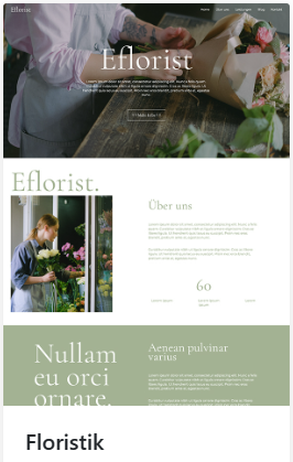 Predesign Vorlage Leanwebdesign für Floristen Predesign Vorlage Leanwebdesign für Floristen